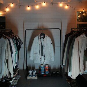 Michael Kors Woven Parka Coat